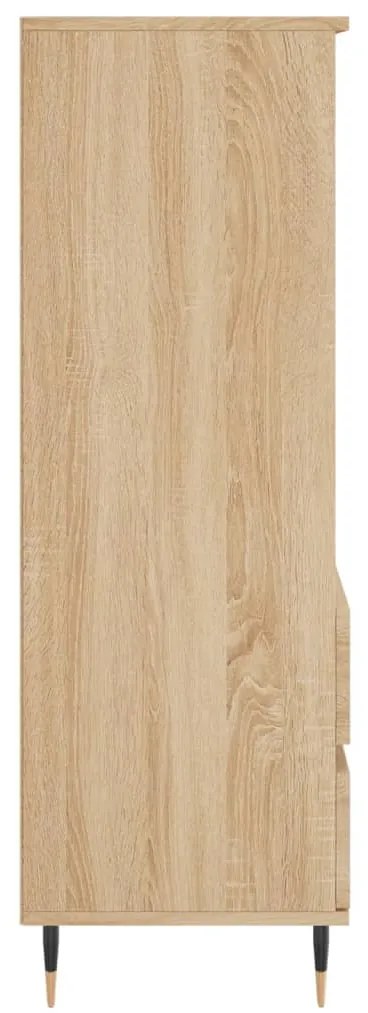 vidaXL Ντουλάπι Sonoma Δρυς 40x36x110 εκ. από Επεξεργασμένο Ξύλο