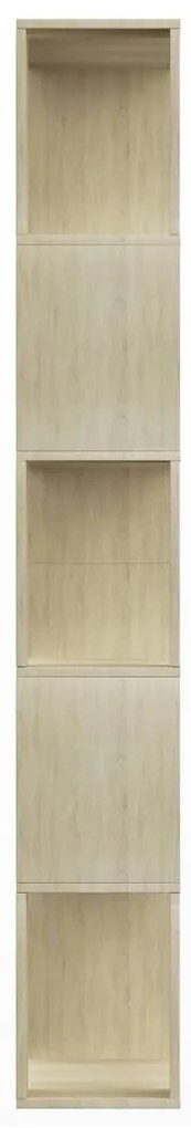 vidaXL Βιβλιοθήκη/Διαχωριστικό Sonoma Δρυς 80x24x159 εκ. Επεξ. Ξύλο