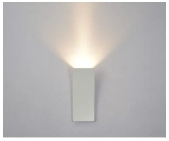 Απλίκα Φωτιστικό Τοίχου LED 6W W8,5 CM Αλουμίνιο Luma Lighting 123-01453-17-white Λευκό