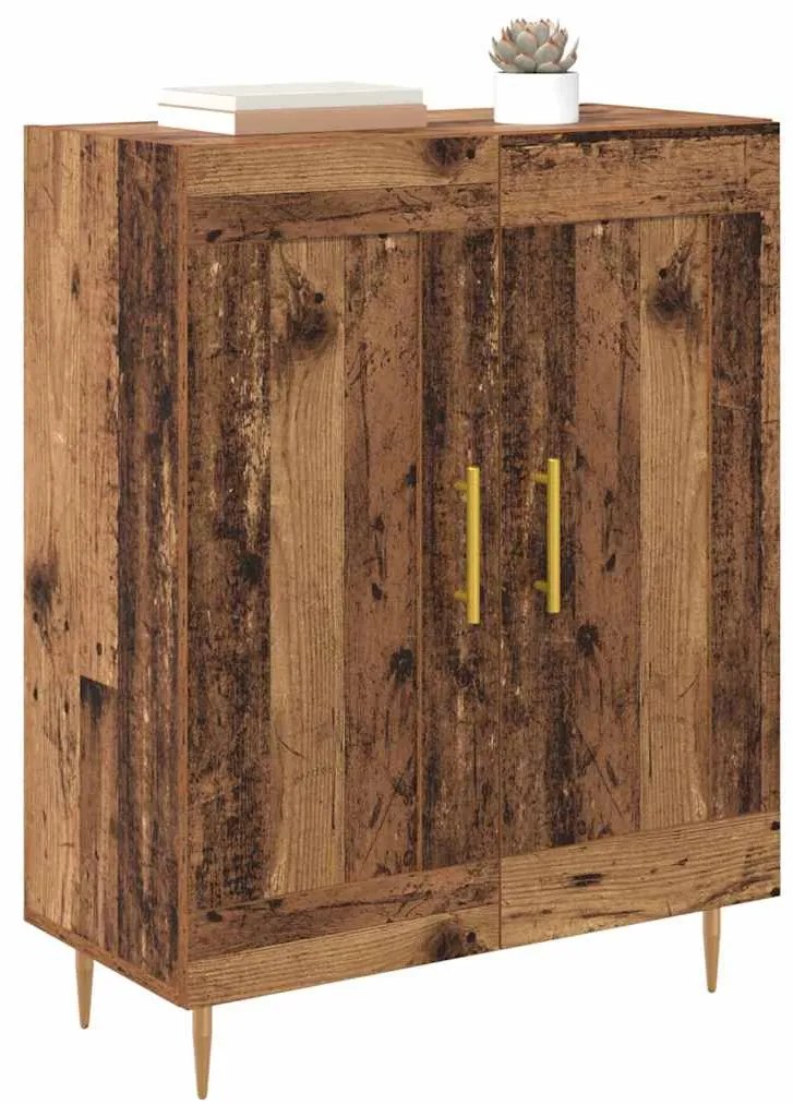 vidaXL Πλαϊνό γραφείο Παλιό Ξύλο 69,5 x 34 x 90 εκ.