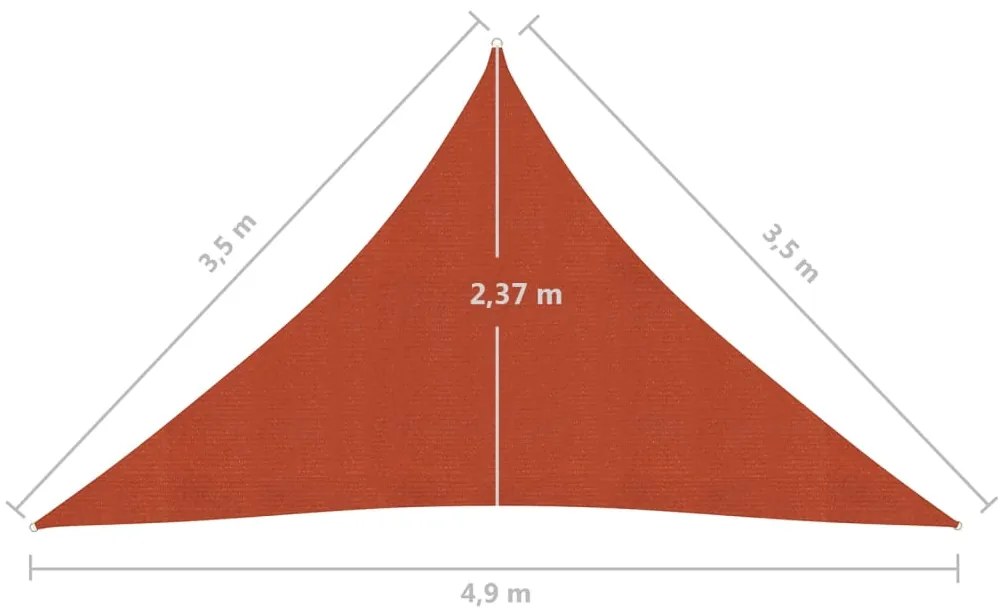 ΠΑΝΙ ΣΚΙΑΣΗΣ ΤΕΡΑΚΟΤΑ 3,5 X 3,5 X 4,9 Μ. ΑΠΟ HDPE 160 ΓΡ./Μ² 311367