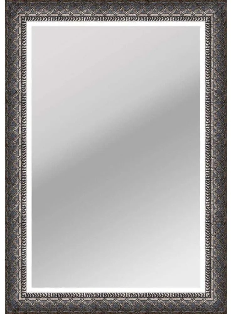 Καθρέπτης Τοίχου Siena HO3112360090 60x90cm Vintage Silver Oriana Ferelli® Πολυρεσίνη