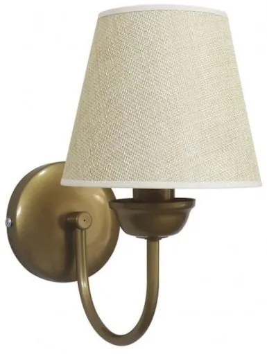 Απλίκα Φωτιστικό Τοίχου Με Καπέλο E14 IP20 Heronia-01-0363-Χρυσό 01-0363