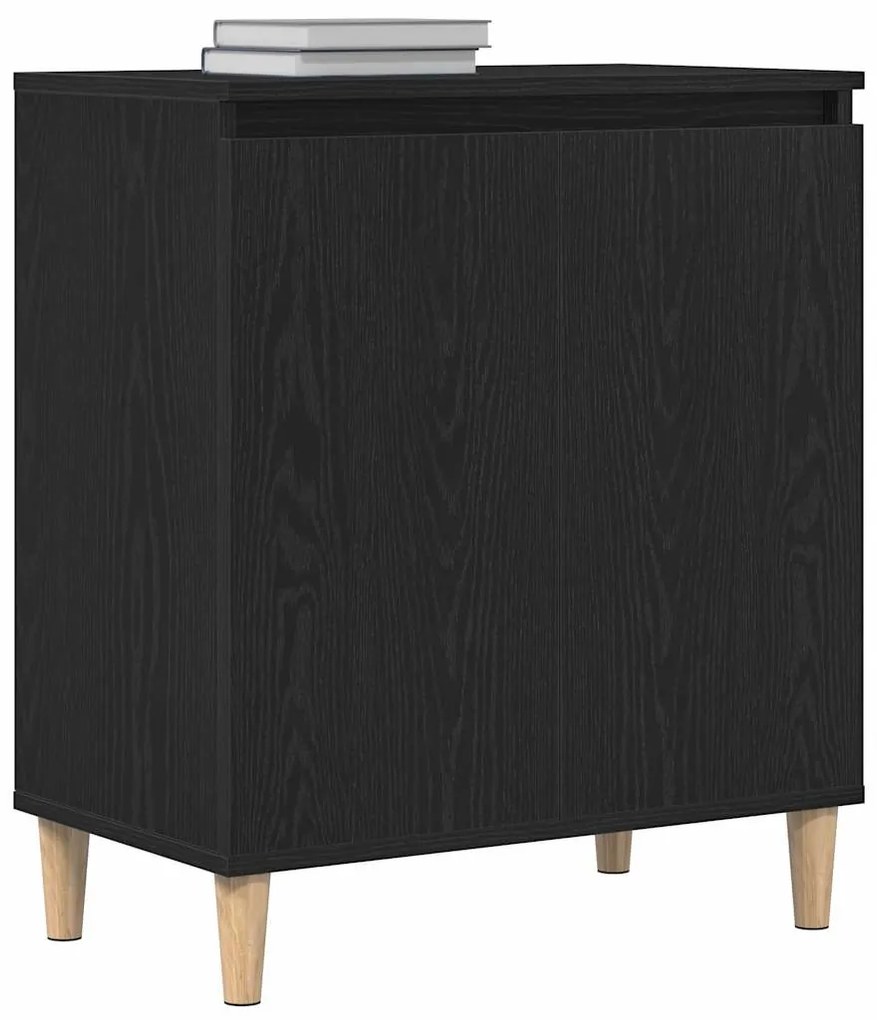 vidaXL Πλαϊνό γραφείο Μαύρο 60 x 35 x 70 cm Επεξεργασμένο ξύλο