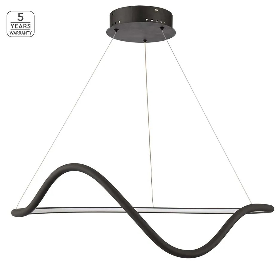 Φωτιστικό Κρεμαστό Home Lighting Krishna 77-8166 Μαύρο Ματ