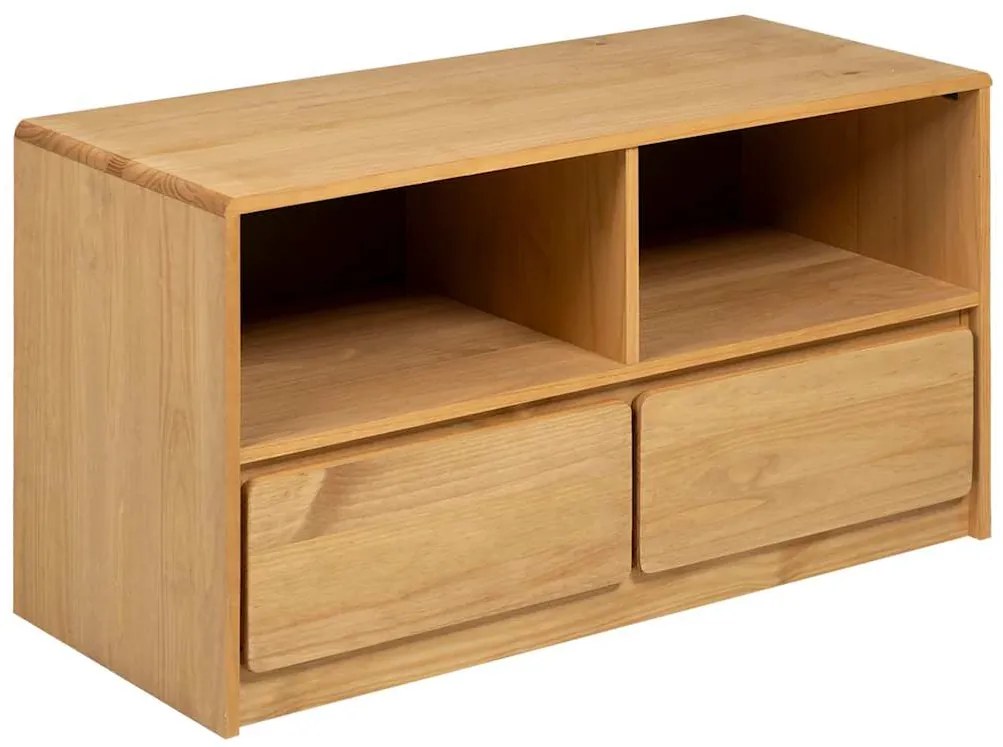vidaXL Έπιπλο Τηλεόρασης SAUDA Χρώμα Δρυός 99x43x55 εκ. Μασίφ Πεύκο