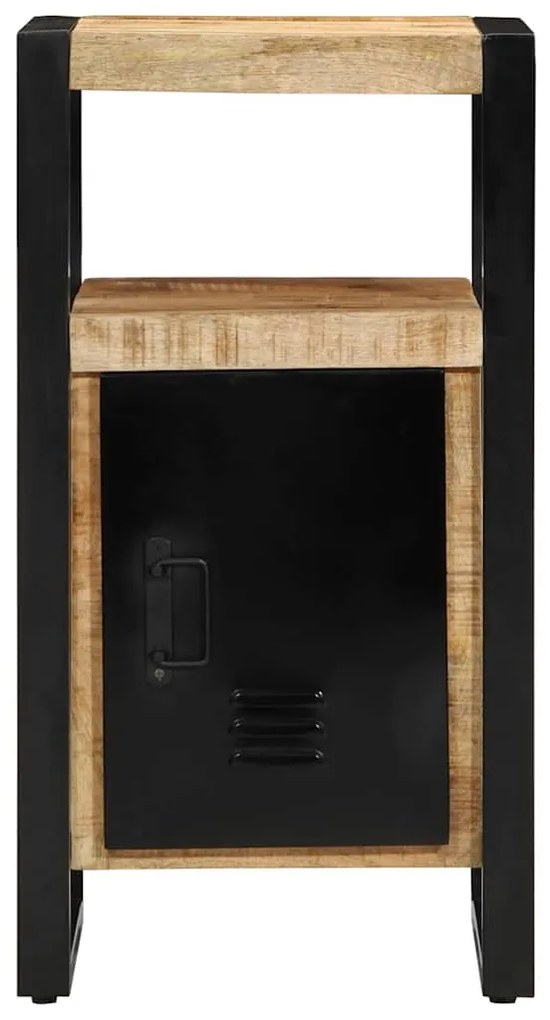 vidaXL Ντουλάπα Μπάνιου με ράφι Καφέ 40 x 35 x 75 εκ Μασίφ ξύλο μάνγκο