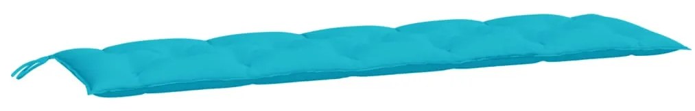 vidaXL Μαξιλάρι Πάγκου Κήπου Τιρκουάζ 180x50x7 εκ. Ύφασμα Oxford