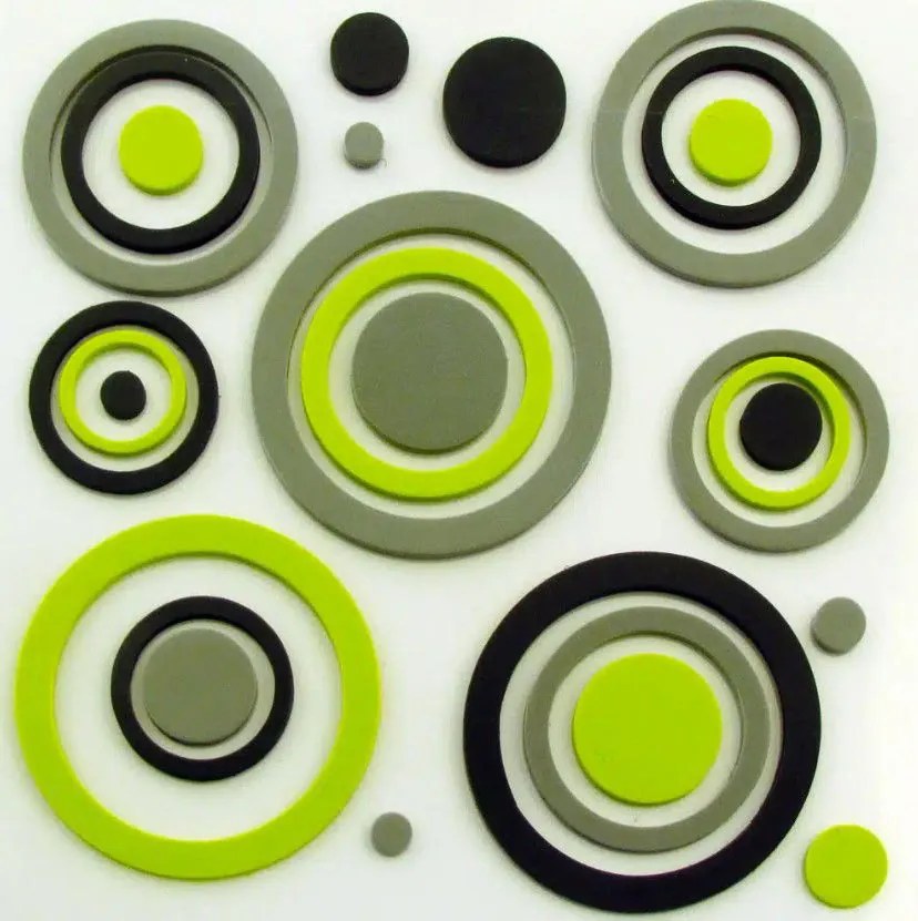 Διακοσμητικά αφρώδη αυτοκόλλητα τοίχου 3D All Around M