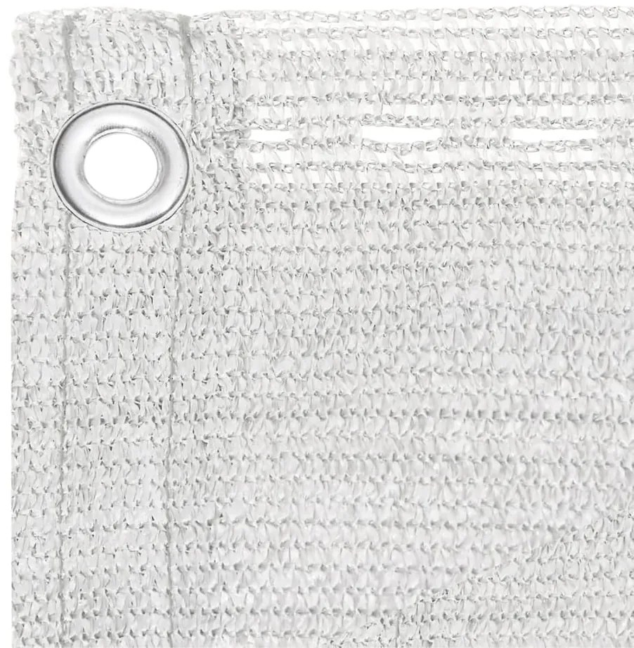 vidaXL Διαχωριστικό Βεράντας Λευκό 75 x 500 εκ. από HDPE