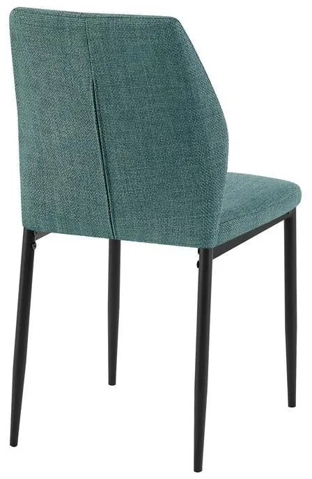 Καρέκλα Τραπεζαρίας Olivia Fylliana Ύφασμα Πετρόλ 58x43x87εκ 4αδα 58x43x87 εκ.