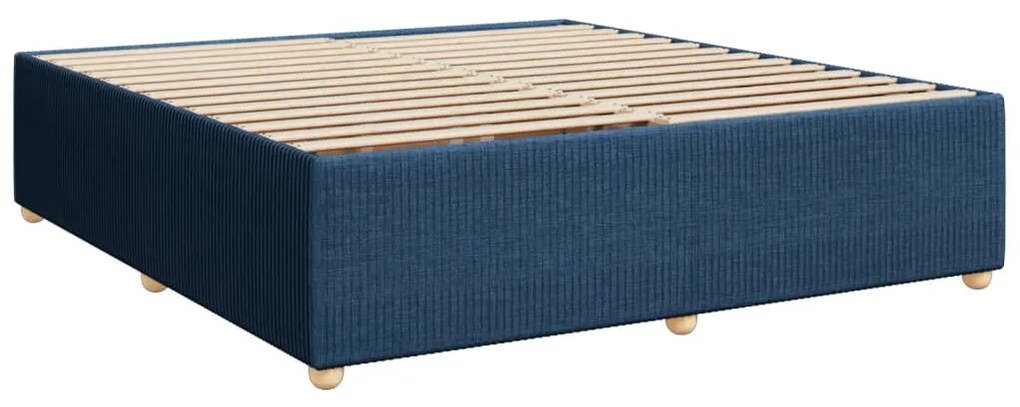 ΚΡΕΒΑΤΙ BOXSPRING ΜΕ ΣΤΡΩΜΑ ΜΠΛΕ 180X200 ΕΚ. ΥΦΑΣΜΑΤΙΝΟ 3292134