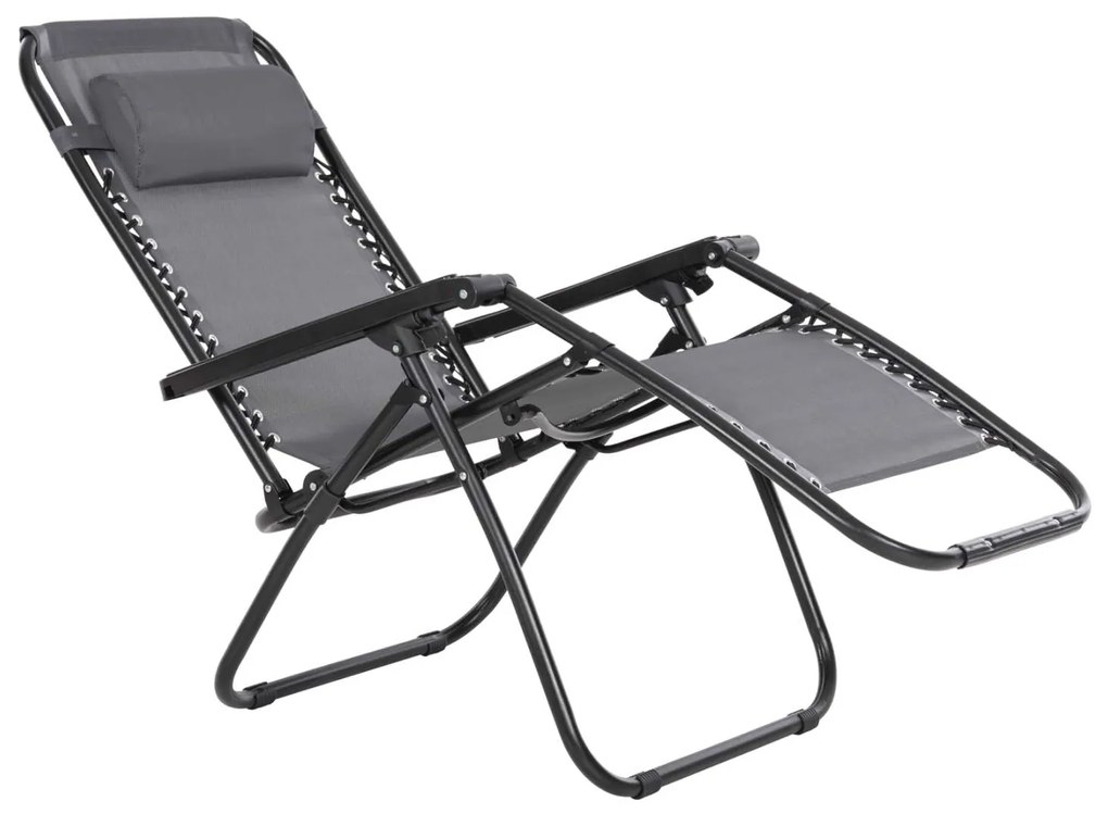ΠΟΛΥΘΡΟΝΑ RELAX COMPANION HM5095.11 ΓΚΡΙ TEXTILENE-ΜΑΥΡΟ ΜΕΤΑΛΛΟ 67x145x110Υεκ.