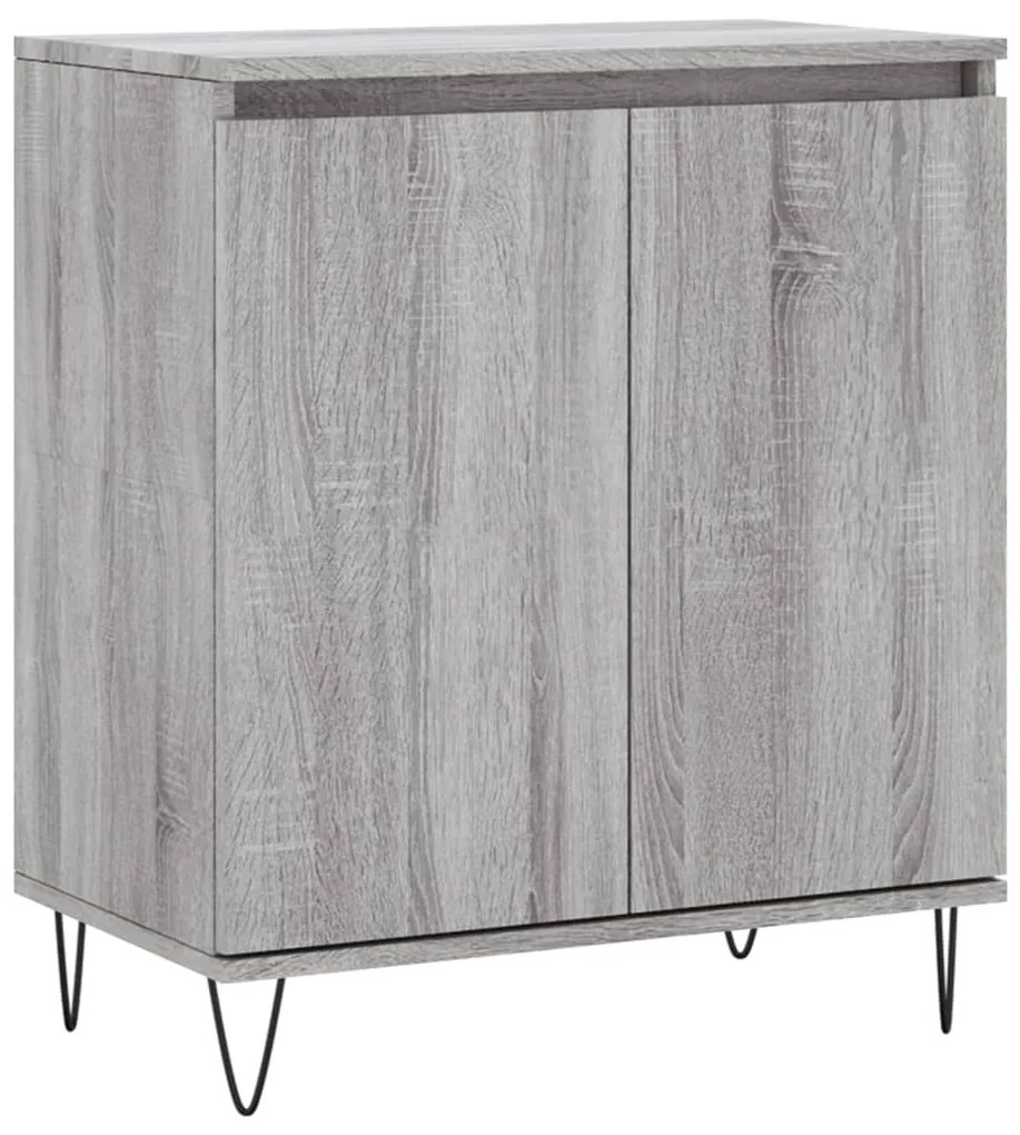 vidaXL Ντουλάπι Γκρι Sonoma 60x35x70 εκ. από Επεξεργασμένο Ξύλο
