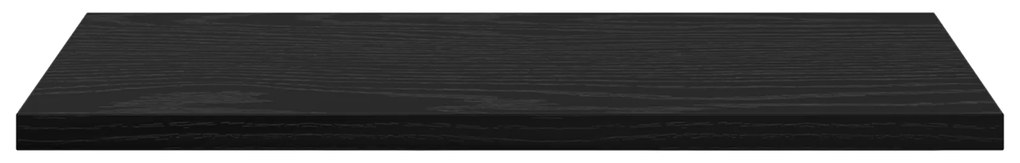 vidaXL Ράφια 4 τμχ Μαύρη Δρυς 40x20x1.5 εκ Φτιαγμένα από Ξύλο