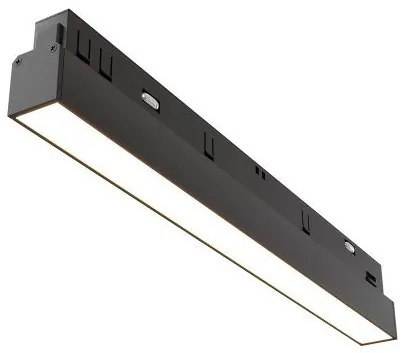 Γραμμικό Φωτιστικό Μαγνητικής Ράγας Exility LED 12W Μαύρο 3000K Basis TR030-2-12W3K-B Maytoni TR030-2-12W3K-B