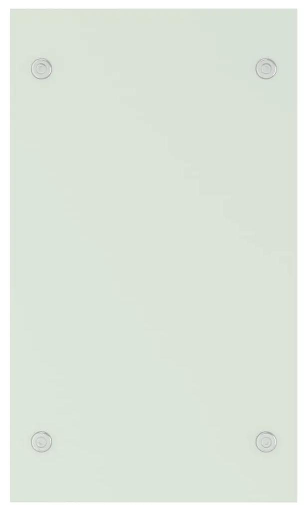 vidaXL Ράφι Καυσόξυλων Λευκό 40 x 35 x 60 εκ. Γυάλινο