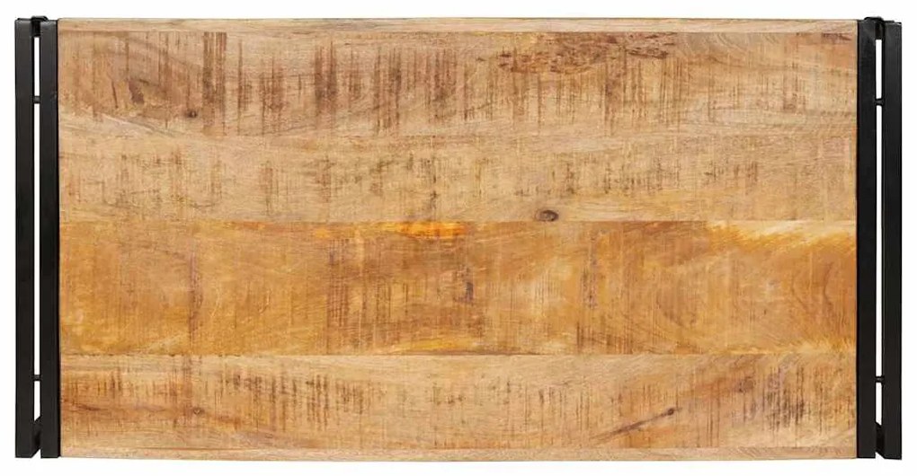 vidaXL Ράφι μπάνιου Καφέ 100 x 50 x 23 εκ. Συμπαγές Χοντρό Ξύλο Μάνγκο