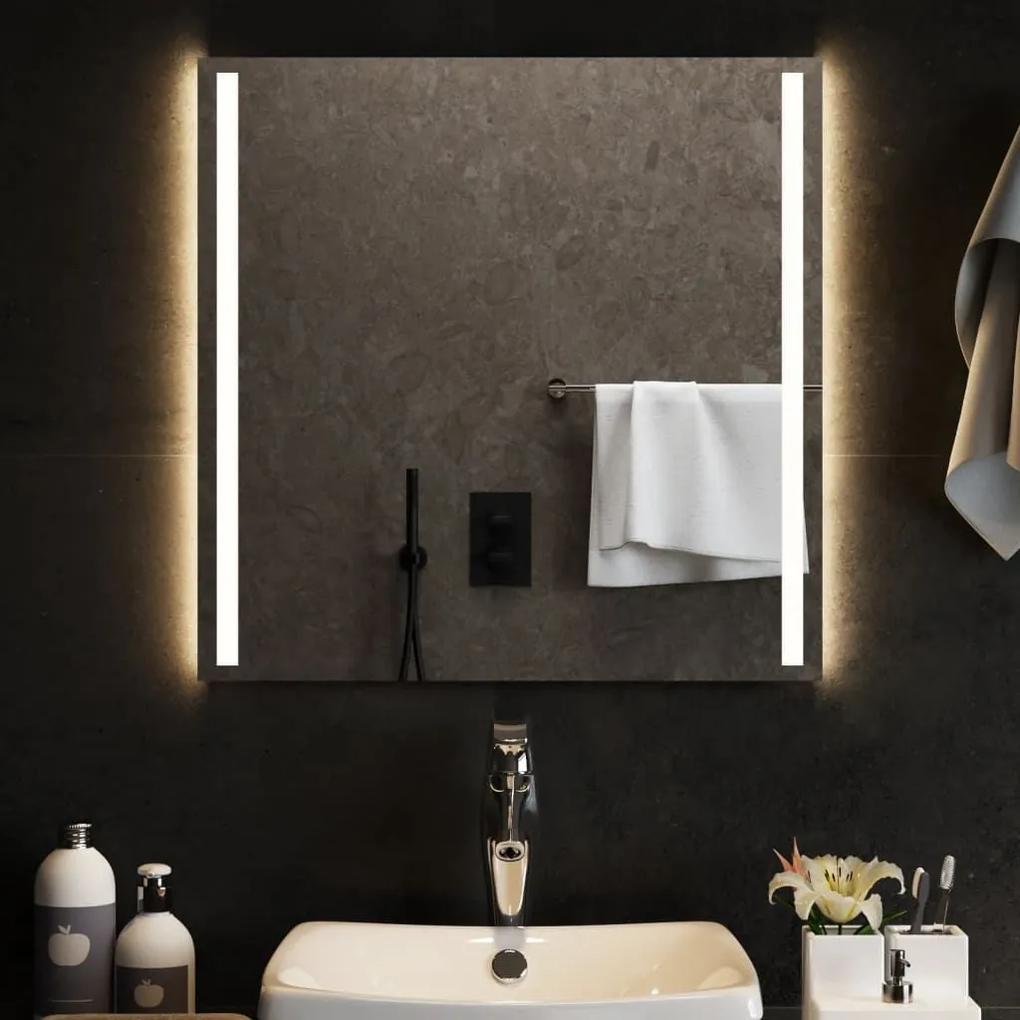 Καθρέφτης Μπάνιου με LED 60x60 εκ. - Διαφανές