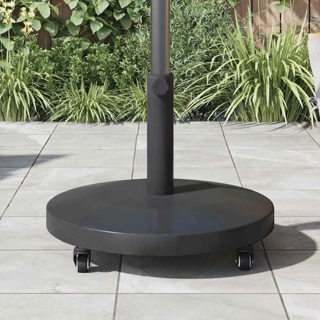 vidaXL Εξωτερική βάση ομπρέλας Σκούρο γκρι 48 x 48 x 32 εκ.