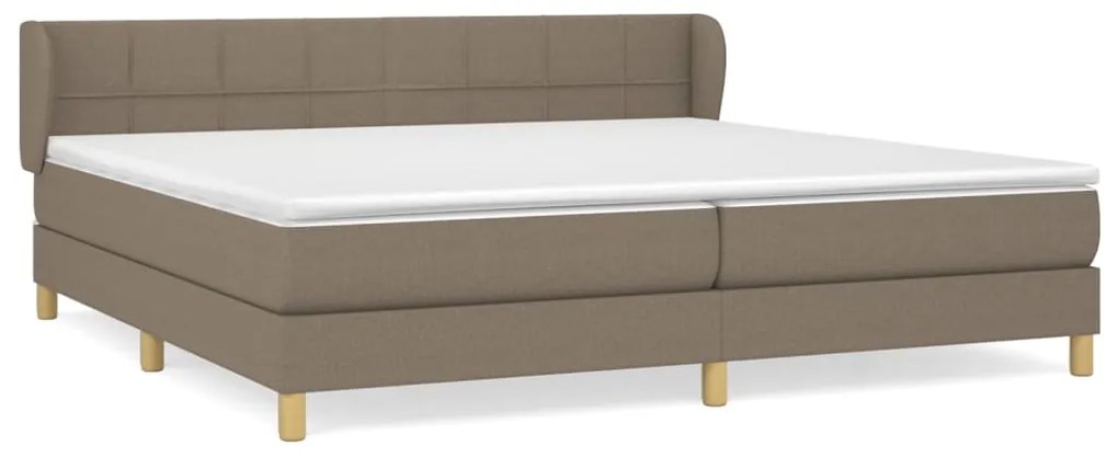 ΚΡΕΒΑΤΙ BOXSPRING ΜΕ ΣΤΡΩΜΑ TAUPE 200X200 ΕΚ. ΥΦΑΣΜΑΤΙΝΟ 3126833