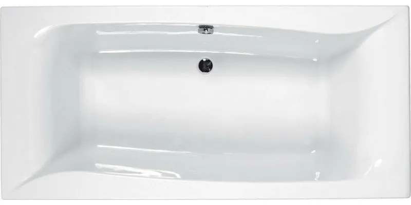 Carron Linea Carronite Μπανιέρα Υδρομασάζ Λευκή 190x90cm