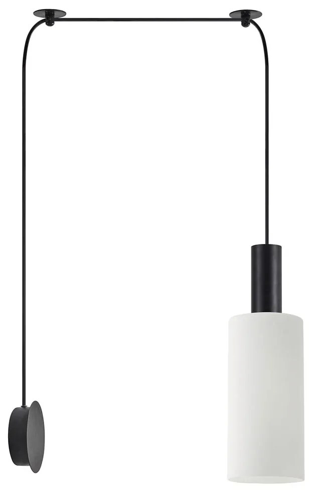 Απλίκα Τοίχου Homelighting 77-8820 Black/White