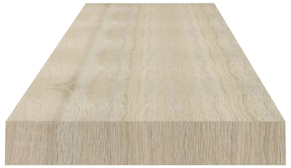 vidaXL Ράφια Τοίχου 2 τεμ. Χρώμα Δρυός 120 x 23,5 x 3,8 εκ. MDF