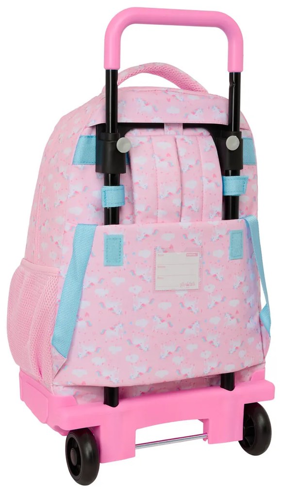 Σχολική Τσάντα με Ρόδες Glow Lab Ροζ 33 x 45 x 22 cm