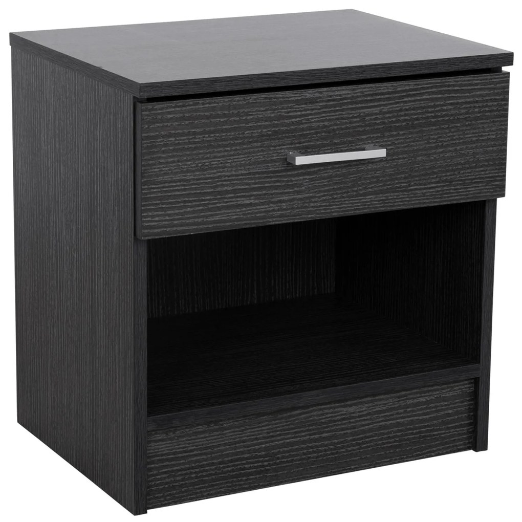 Κομοδίνο με 1 συρτάρι Laney Zebrano 45x35,5x47Υ εκ. 45x35.5x47 εκ.