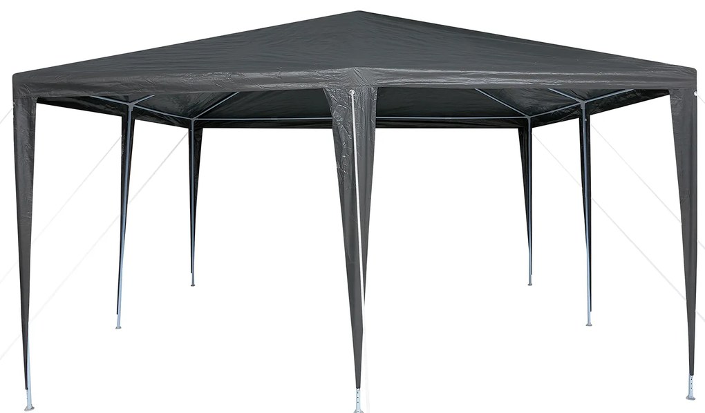 vidaXL Σκηνή Πάρτυ Ανθρακί, Λευκό 400 x 400 x 266 εκ