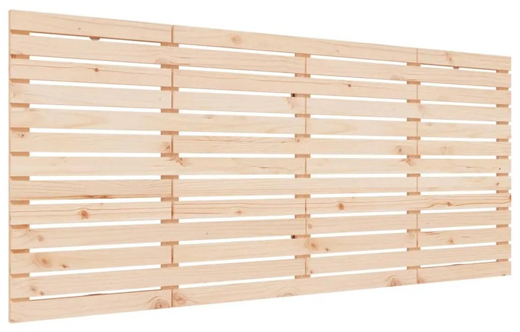 vidaXL Κεφαλάρι Επιτοίχιο 156 x 3 x 91,5 εκ. από Μασίφ Ξύλο Πεύκου