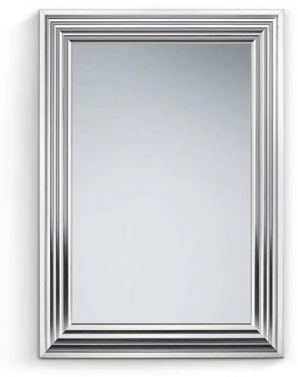 Καθρέπτης Τοίχου Silke 1720106 55x70cm Chrome Mirrors &amp; More Πλαστικό, Γυαλί