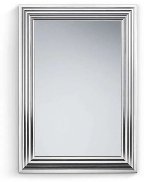 Καθρέπτης Τοίχου Silke 1720106 55x70cm Chrome Mirrors &amp; More Πλαστικό