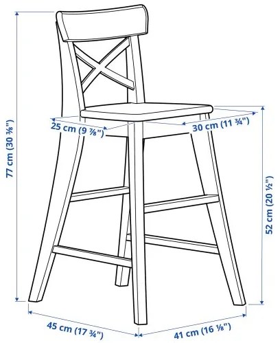 INGOLF Καρέκλα φαγητού 901.464.56