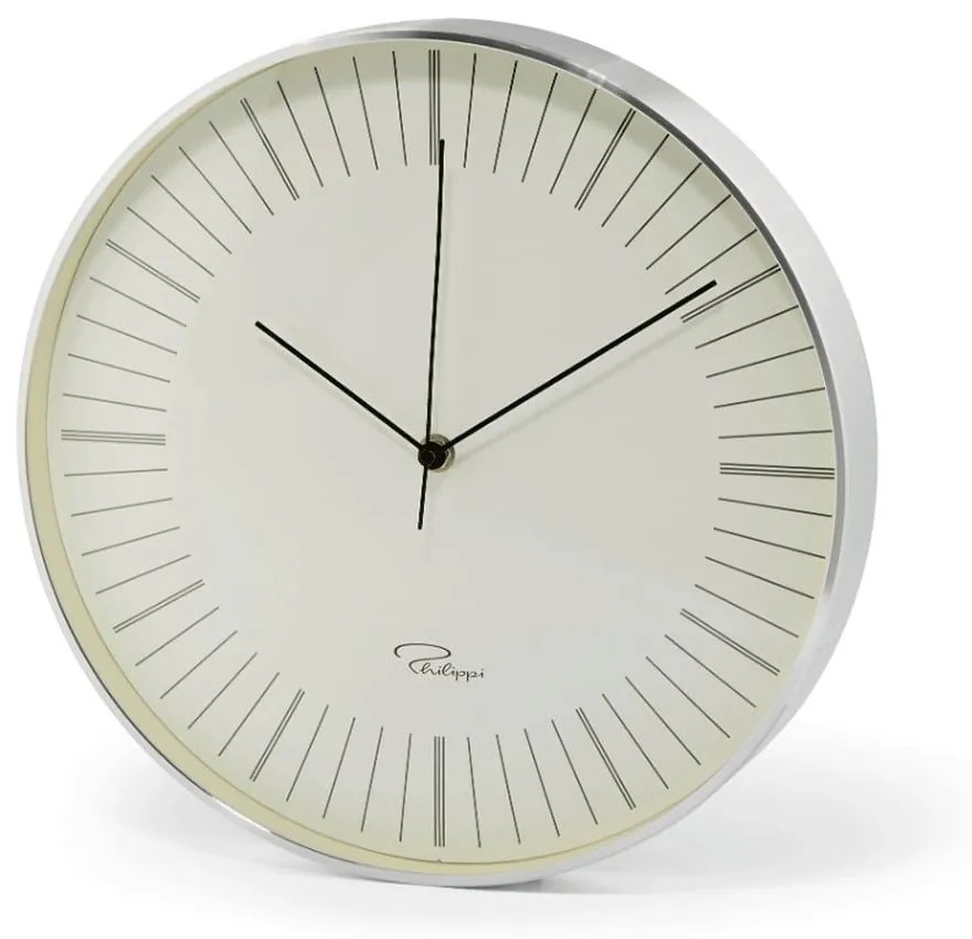 Ρολόι Τοίχου Tempus W4 183021 31x5cm Silver Philippi Aluminium