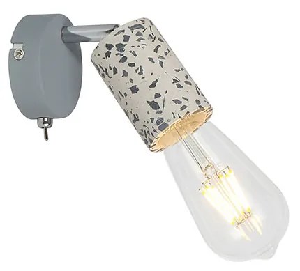 Απλίκα Globo Lighting Edmund 54011-1 Γκρι