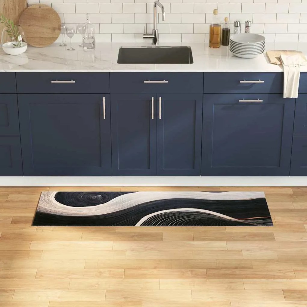 vidaXL Χαλί Κουζίνας Other Κυματιστό 45 x 150 cm Βελούδο