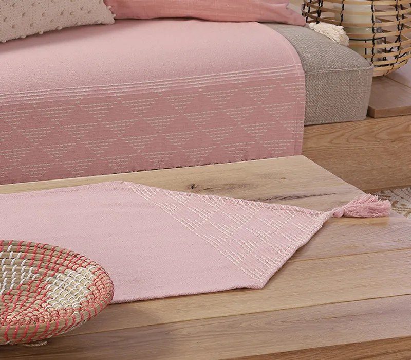 Runner Finley Pink 50x140 - Nef-Nef Homeware