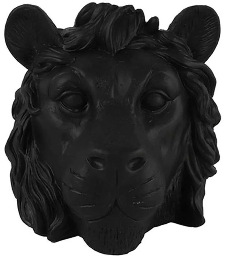 Διακοσμητικό Λιοντάρι 013.787826 20,5x18cm Black Ceramic