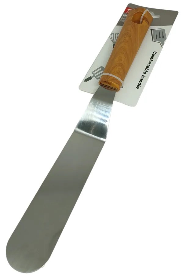 Σπάτουλα Μαγειρικής με Ξύλινη Λαβή 30cm