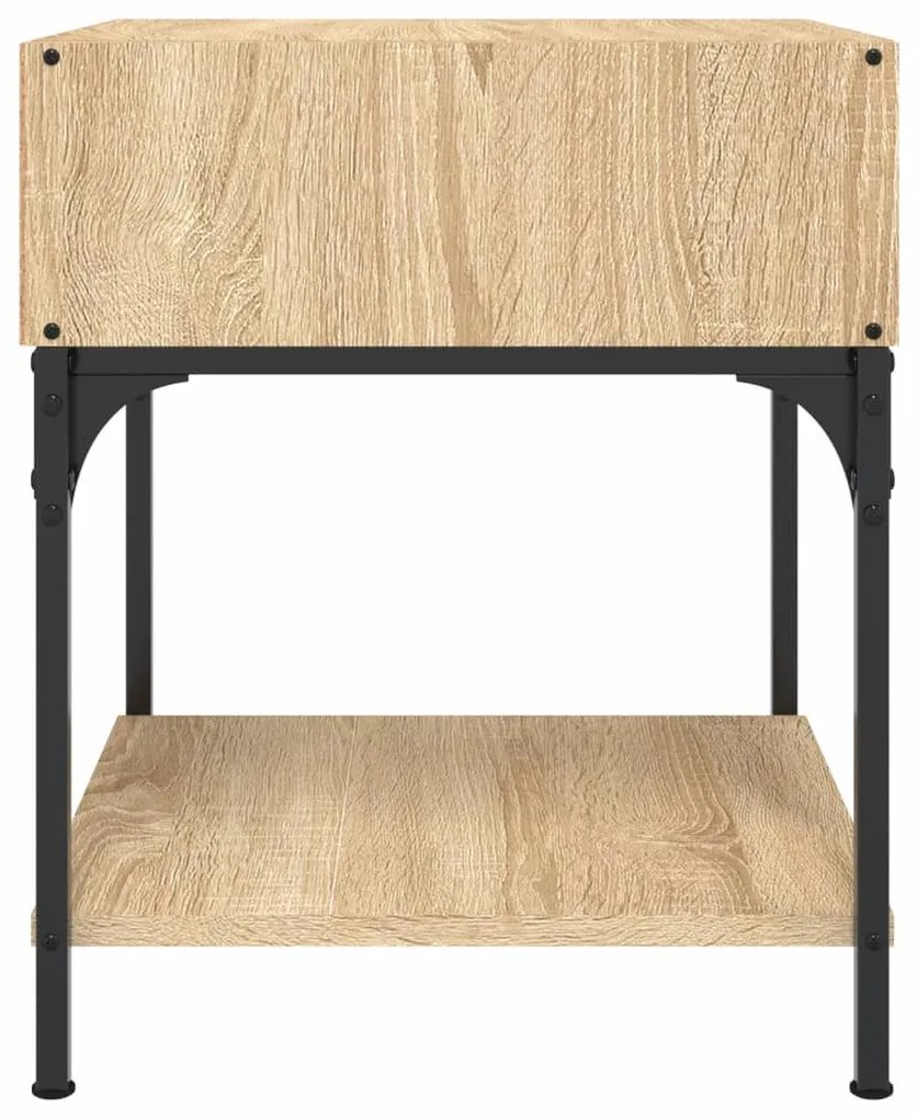 vidaXL Κομοδίνο Sonoma Δρυς 40 x 41 x 50 εκ. από Επεξεργασμένο Ξύλο