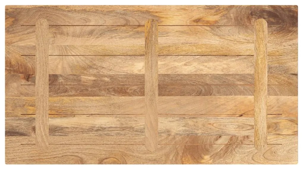 vidaXL Επιφάνεια Τραπεζιού Ορθογώνια 110x50x3,8 εκ. Μασίφ Ξύλο Μάνγκο
