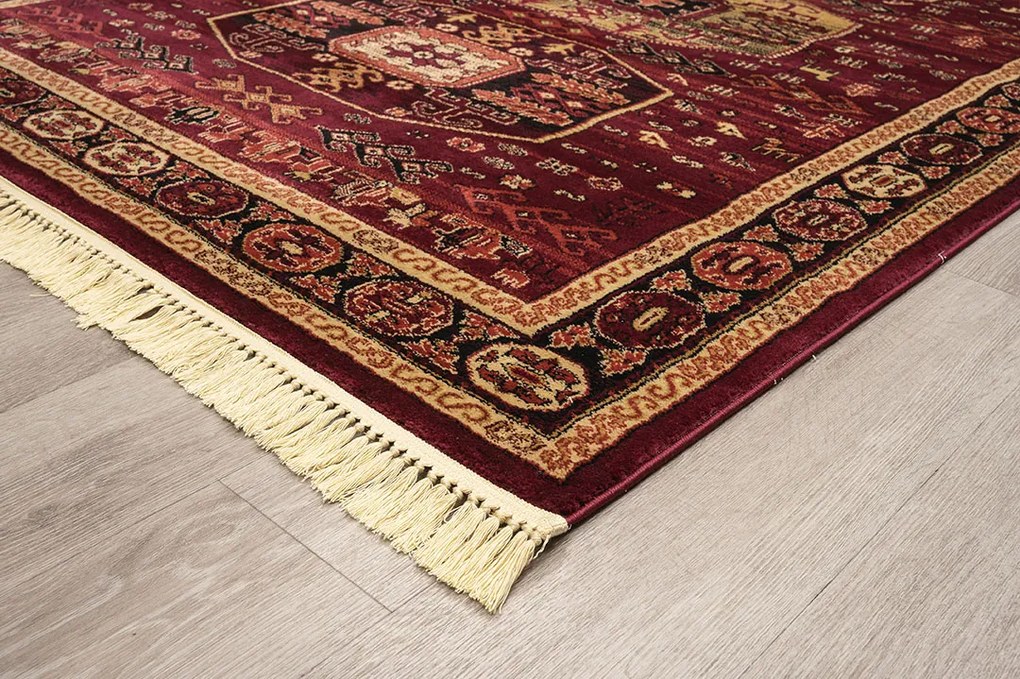 ΧΑΛΙ PERSIA 6057 BURGUNDY ΜΕ ΚΡΟΣΣΙ - 200X250  NewPlan