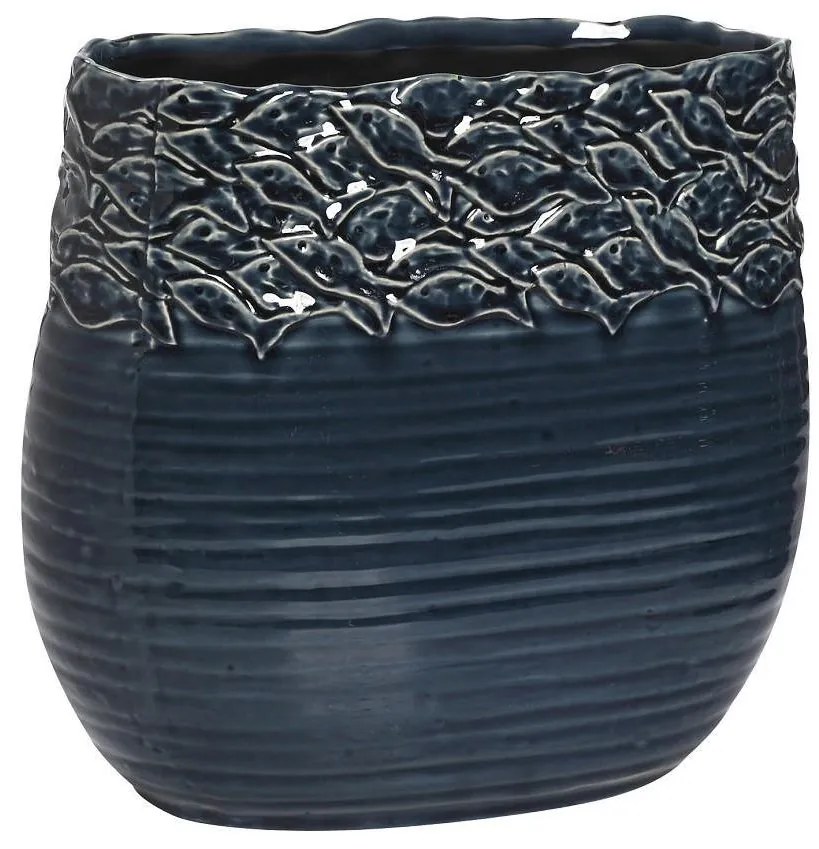 Διακοσμητικό Βάζο Espiel Fishes Blue PIM145