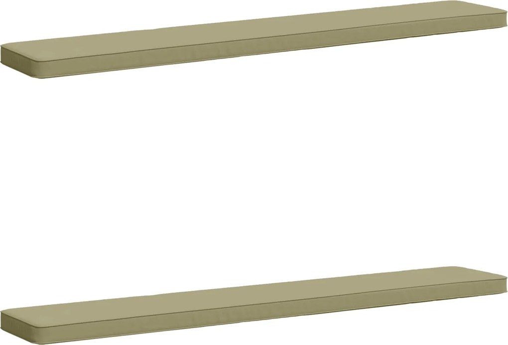 vidaXL Μαξιλάρια Πάγκου 2 Τεμαχίων VUGHT 2 pcs 100% Πολυεστέρας