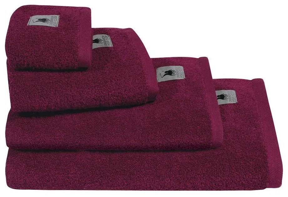 Πετσέτα 3165 Pomegranate Greenwich Polo Club Σώματος 80x160cm 100% Cotton