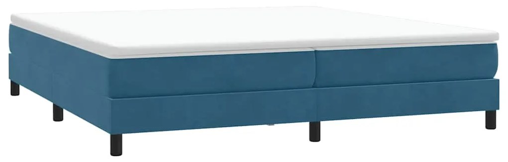 ΚΡΕΒΑΤΙ BOXSPRING ΧΩΡΙΣ ΣΤΡΩΜΑ ΣΚΟΥΡΟ ΜΠΛΕ 200X220 ΕΚ ΒΕΛΟΥΔΙΝΟ 3315847