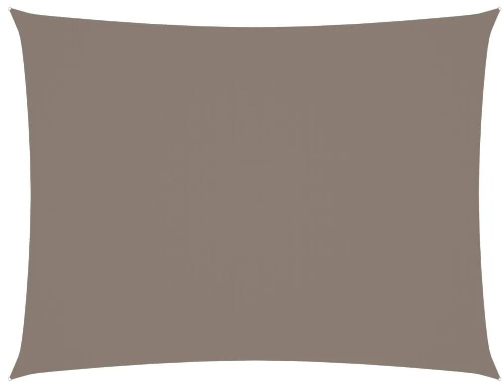 vidaXL Πανί Σκίασης Ορθογώνιο Taupe 4 x 6 μ. από Ύφασμα Oxford