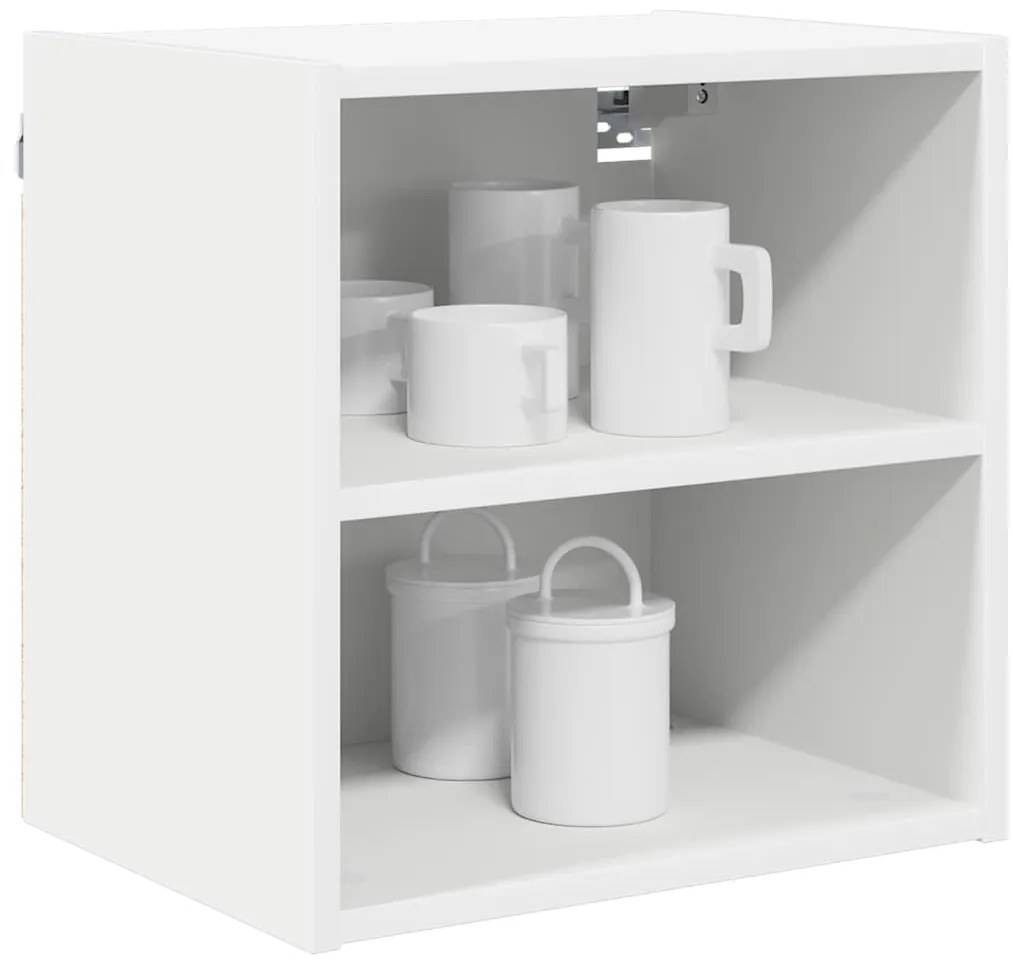 vidaXL Κρεμαστό ντουλάπι Λευκό 40 x 29,5 x 40 εκ. Επεξεργασμένο ξύλο